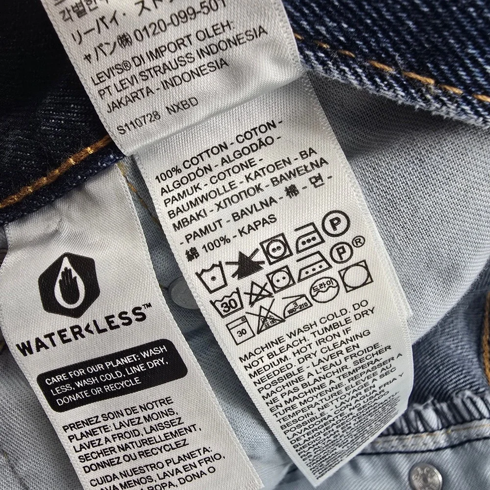 Levis 550 Relaxed Fit Mens Jeans Blue Denim 100% Cotton Medium Wash 44x30